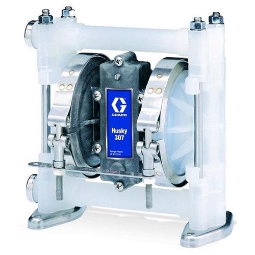 D32911.GRA The Husky 307 air-operated diaphragm pump features a stall-free low pulsation air valve that provides a smooth and rapid changeover D32911.GRA Husky 307 PP